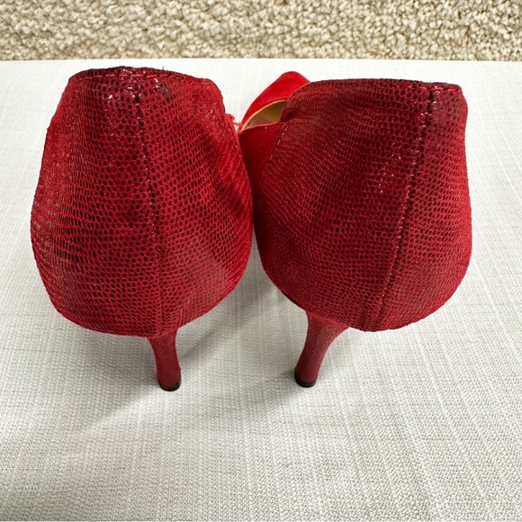 Nine West Women’s heels- Red Size 8 - Picture 7 of 10